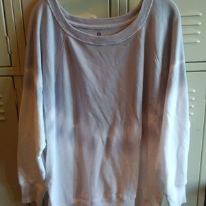 Ombre Light Blue to Grey Weekend Sweater